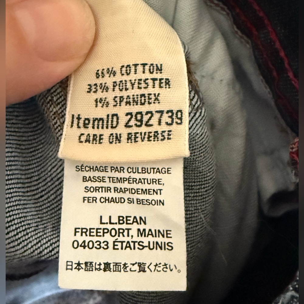 {LL Bean}-Size: 10R-Skinny Jeans - Picture 6 of 7